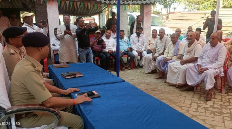 जनंसवाद कार्यक्रम में उठी पुलिस चौकी की मांग:खानपुर थाना में एसपी ने किया जनसंवाद